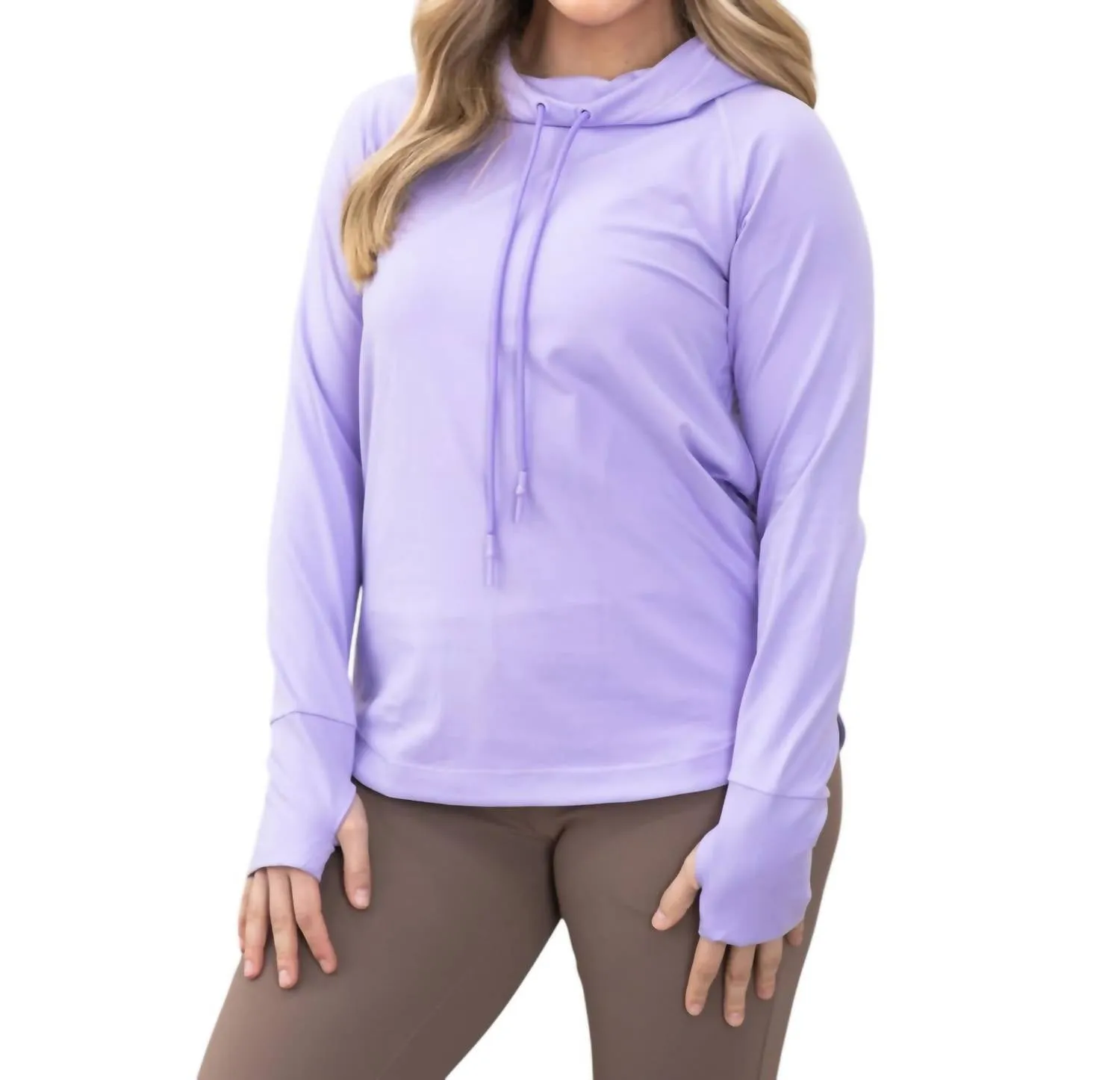 Activewear Hoodie In Lavender