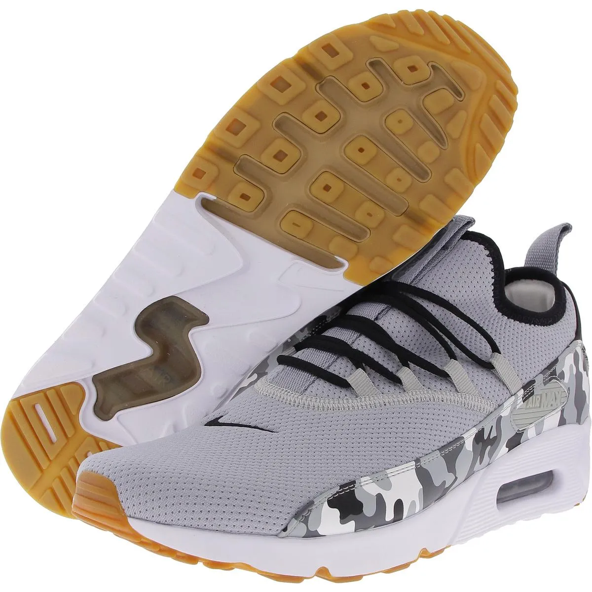 Air Max 90 Mens Camouflage Lace-Up Athletic Shoes