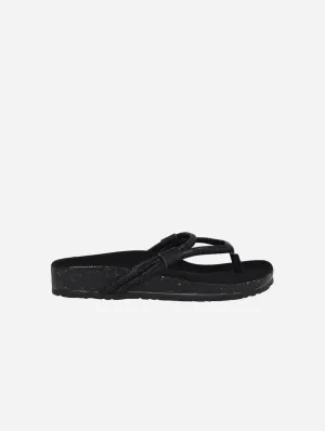 Antea Women's Cork Vegan Sandals | Black