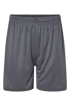 Badger Mens B-Core Moisture Wicking Shorts w/ Pockets - Graphite Grey