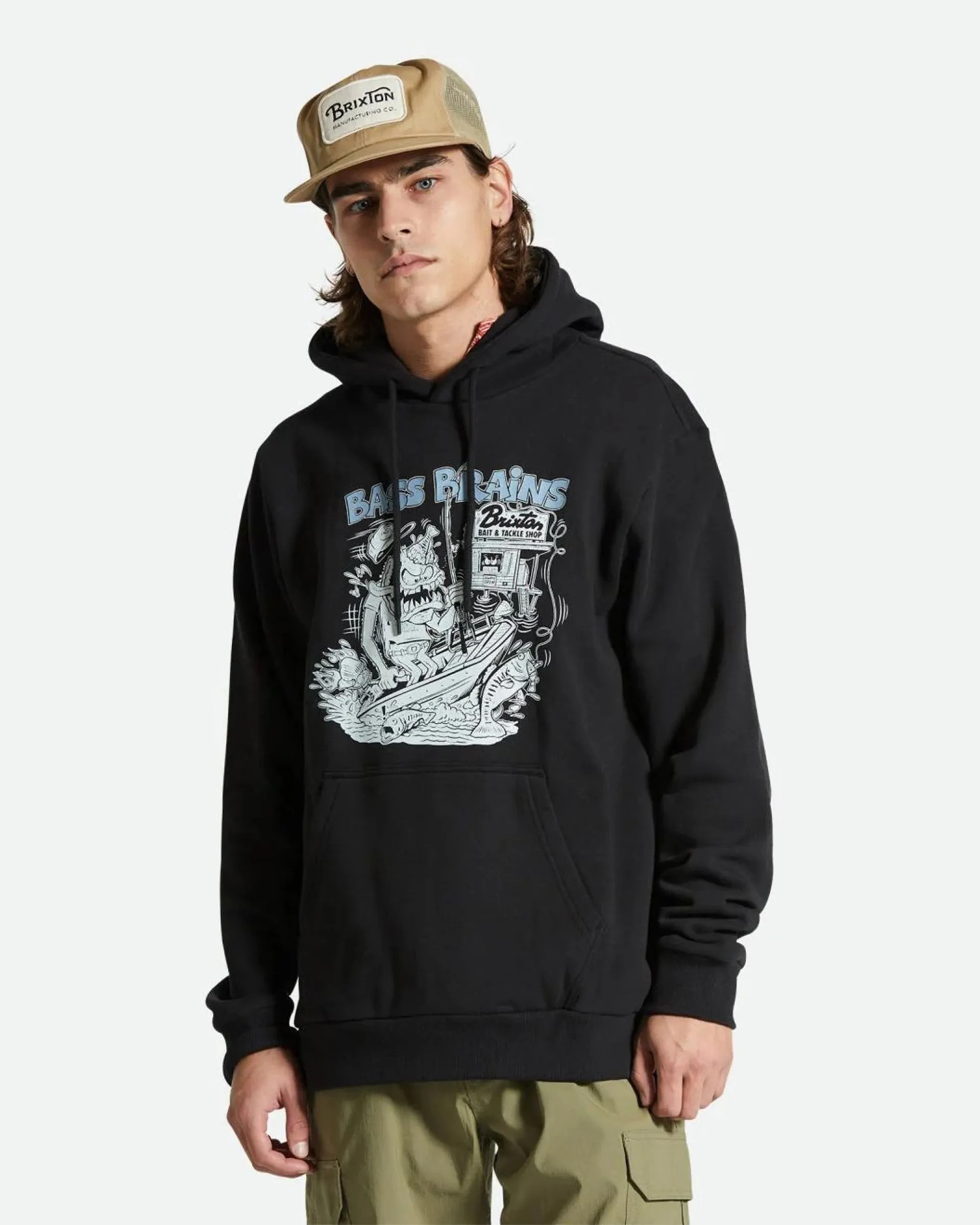 Bass Brains Monster P/O Hoodie - Black