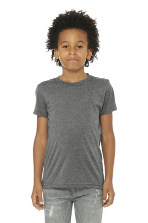 Bella   Canvas Youth Short Sleeve Crewneck T-Shirt - Grey