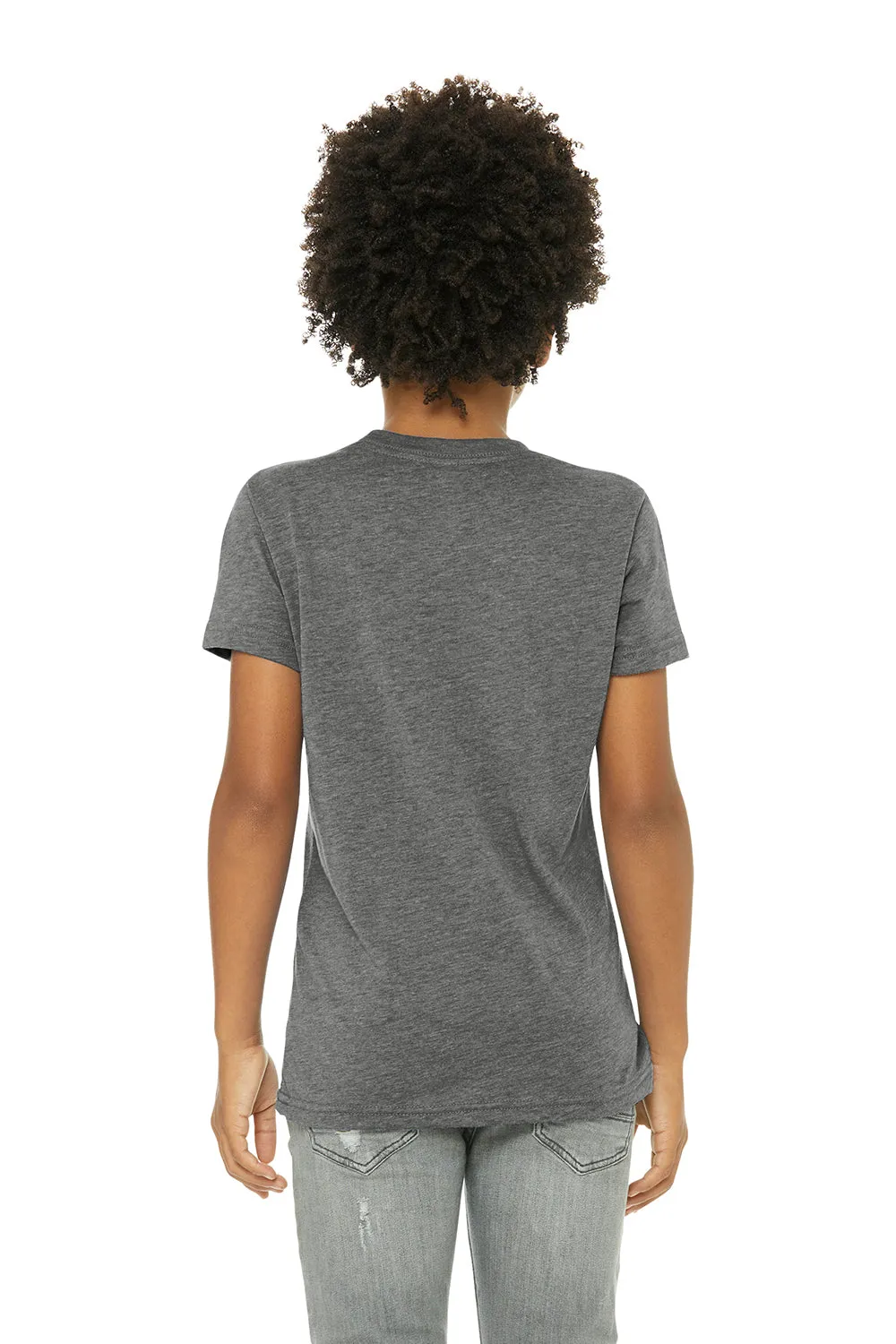 Bella   Canvas Youth Short Sleeve Crewneck T-Shirt - Grey