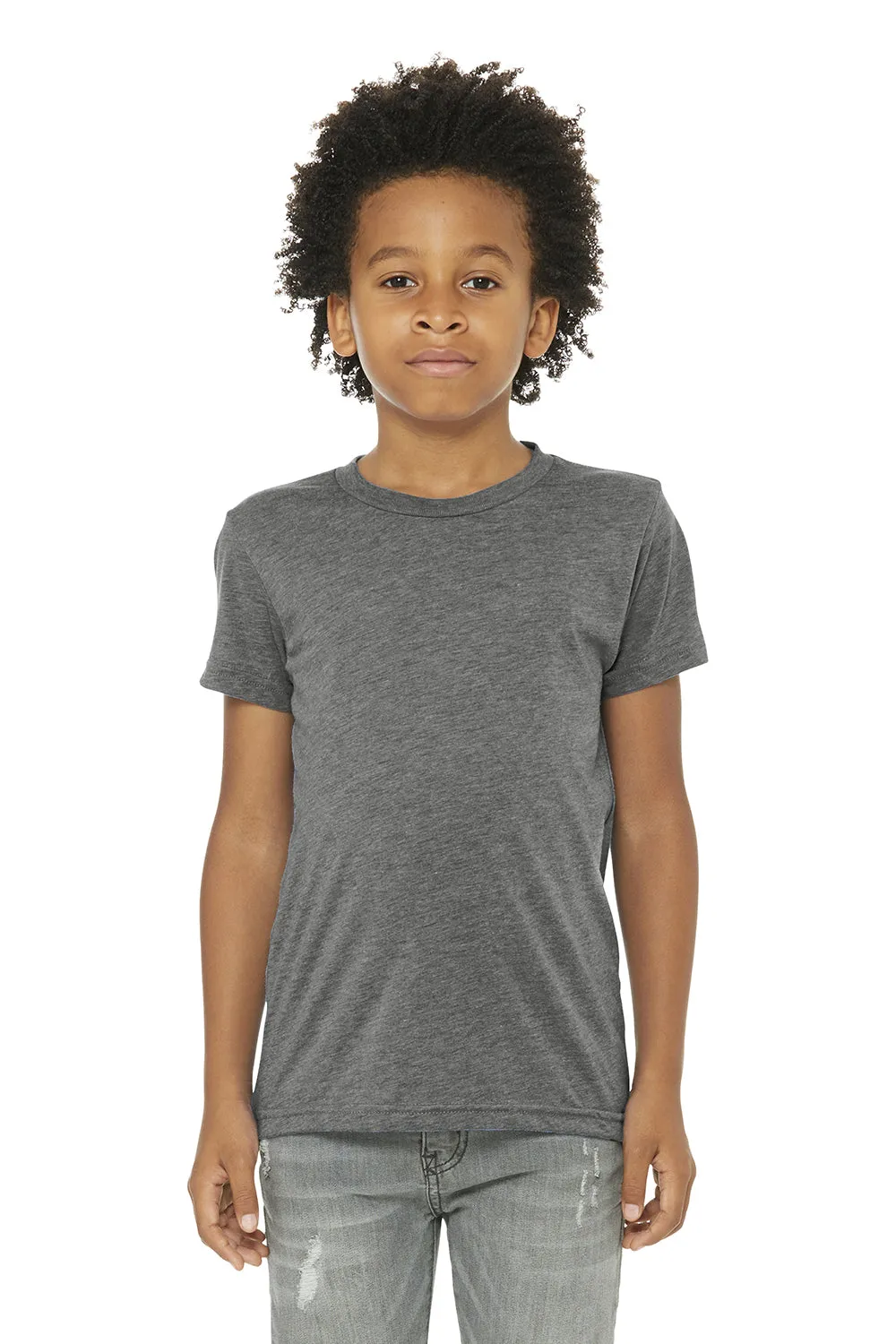 Bella   Canvas Youth Short Sleeve Crewneck T-Shirt - Grey