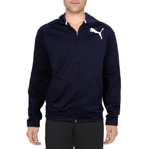 Big & Tall Mens Logo Polyester Track Jacket
