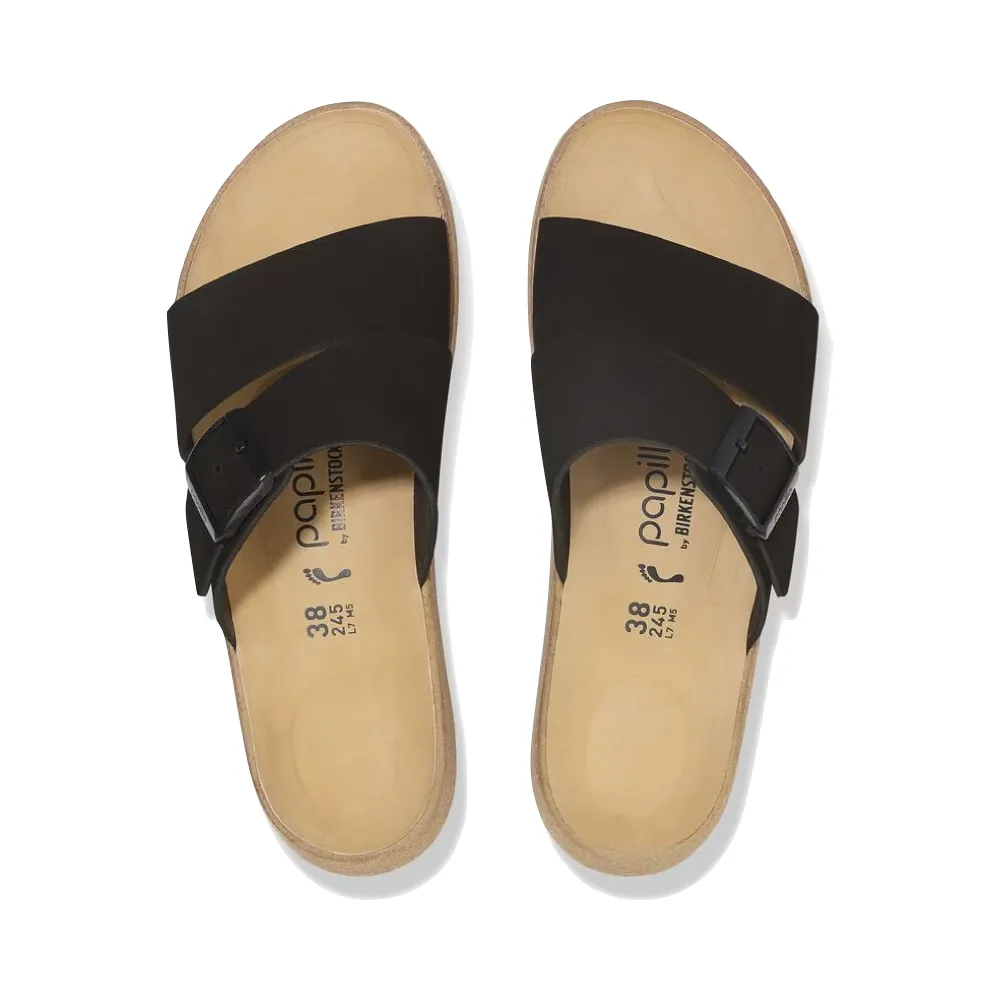 Birkenstock Women's Almina Slide Sandal in Black