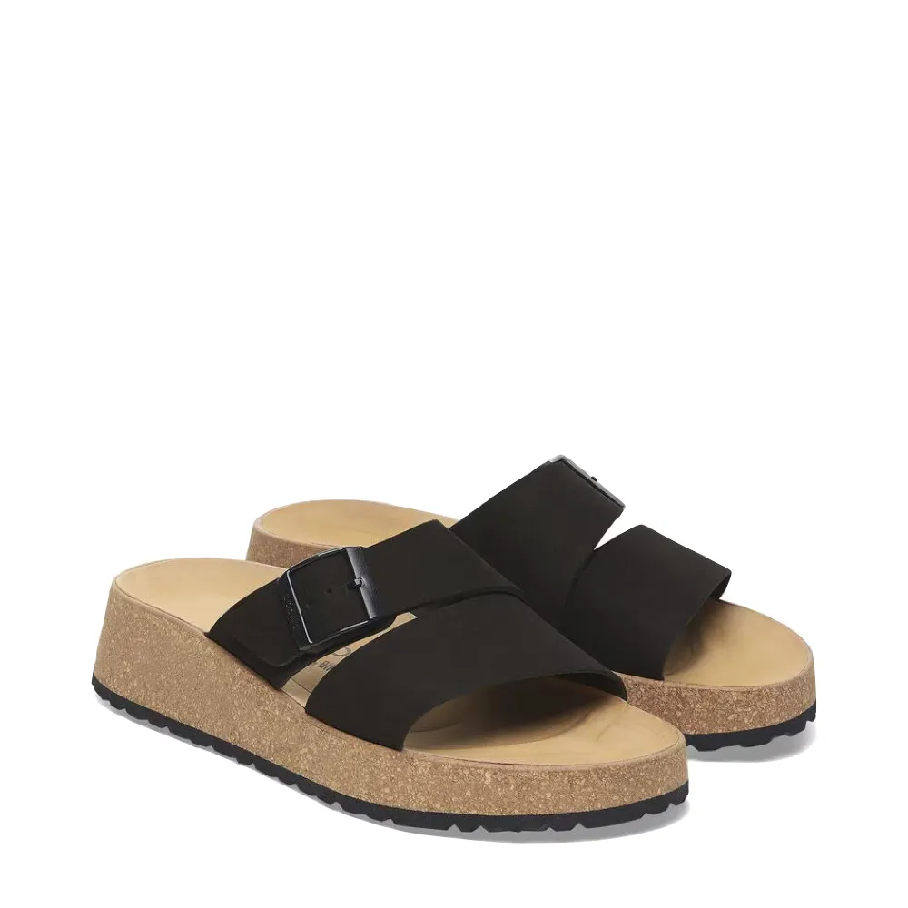 Birkenstock Women's Almina Slide Sandal in Black