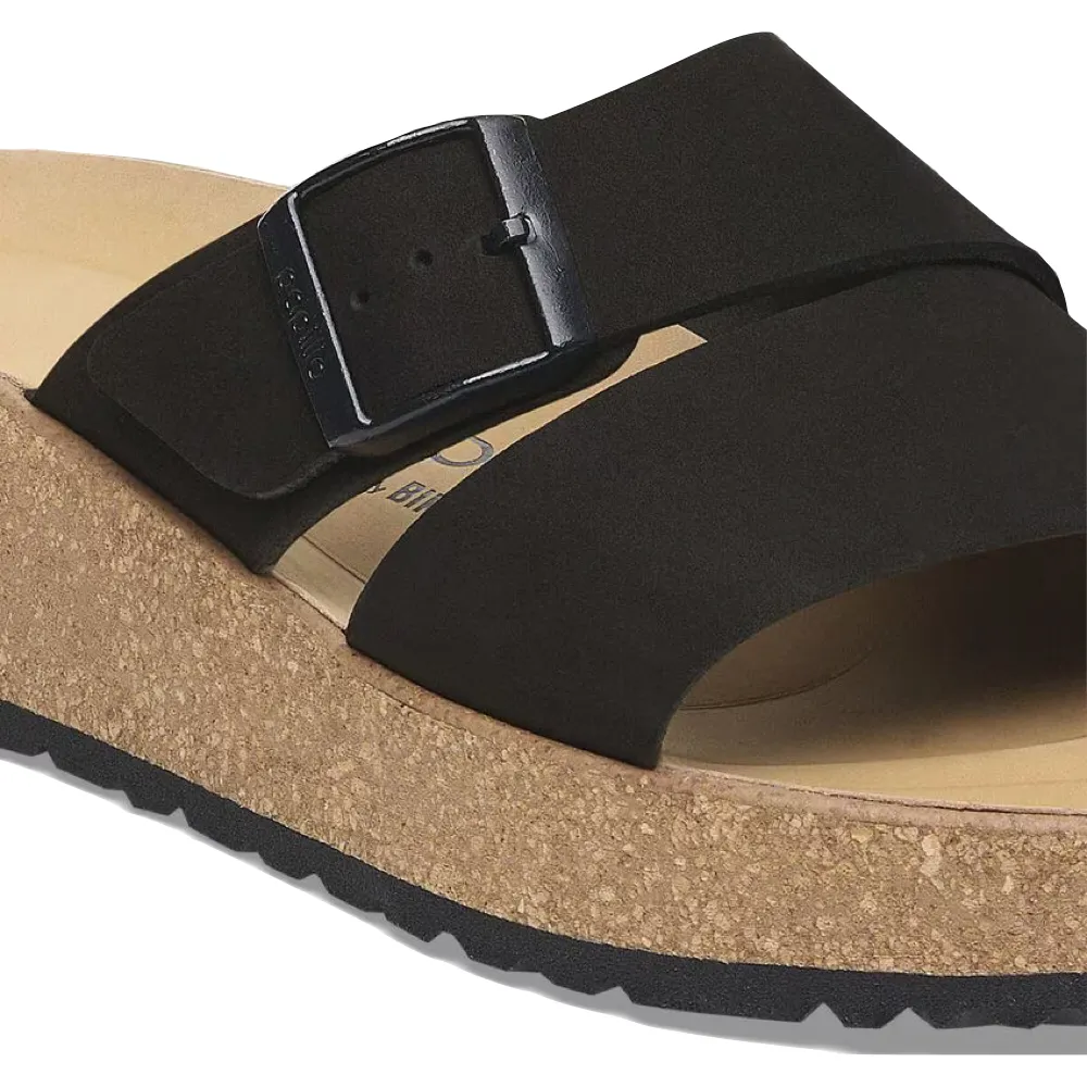 Birkenstock Women's Almina Slide Sandal in Black