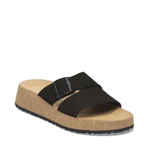 Birkenstock Women's Almina Slide Sandal in Black