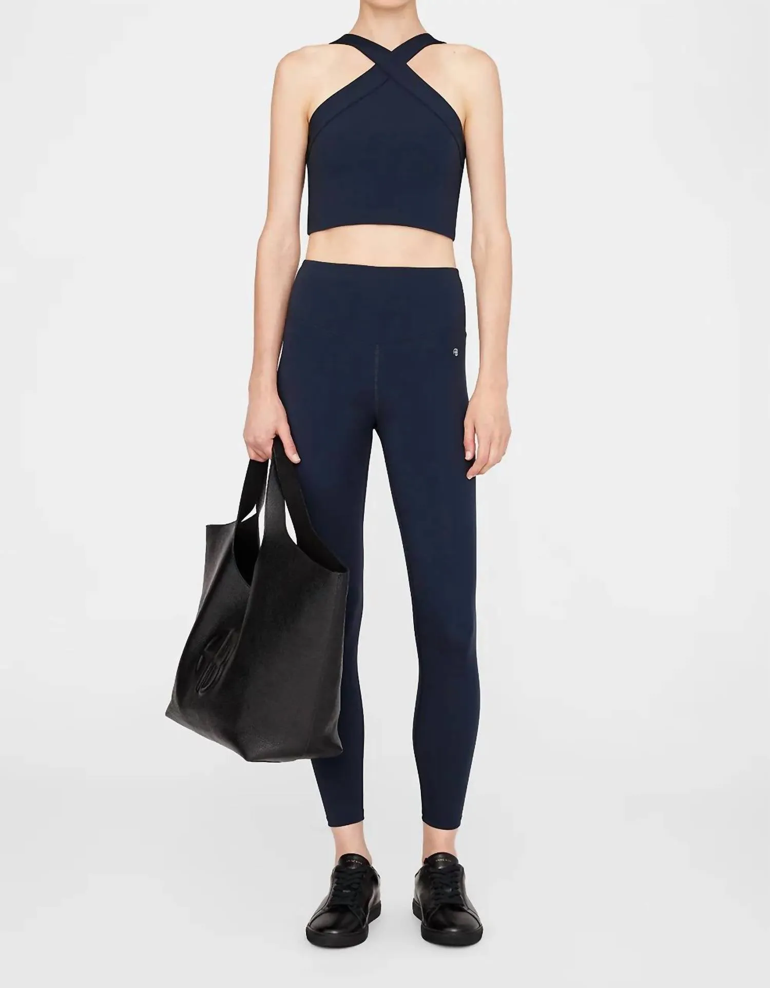 Blake High Waisted Legging In Navy