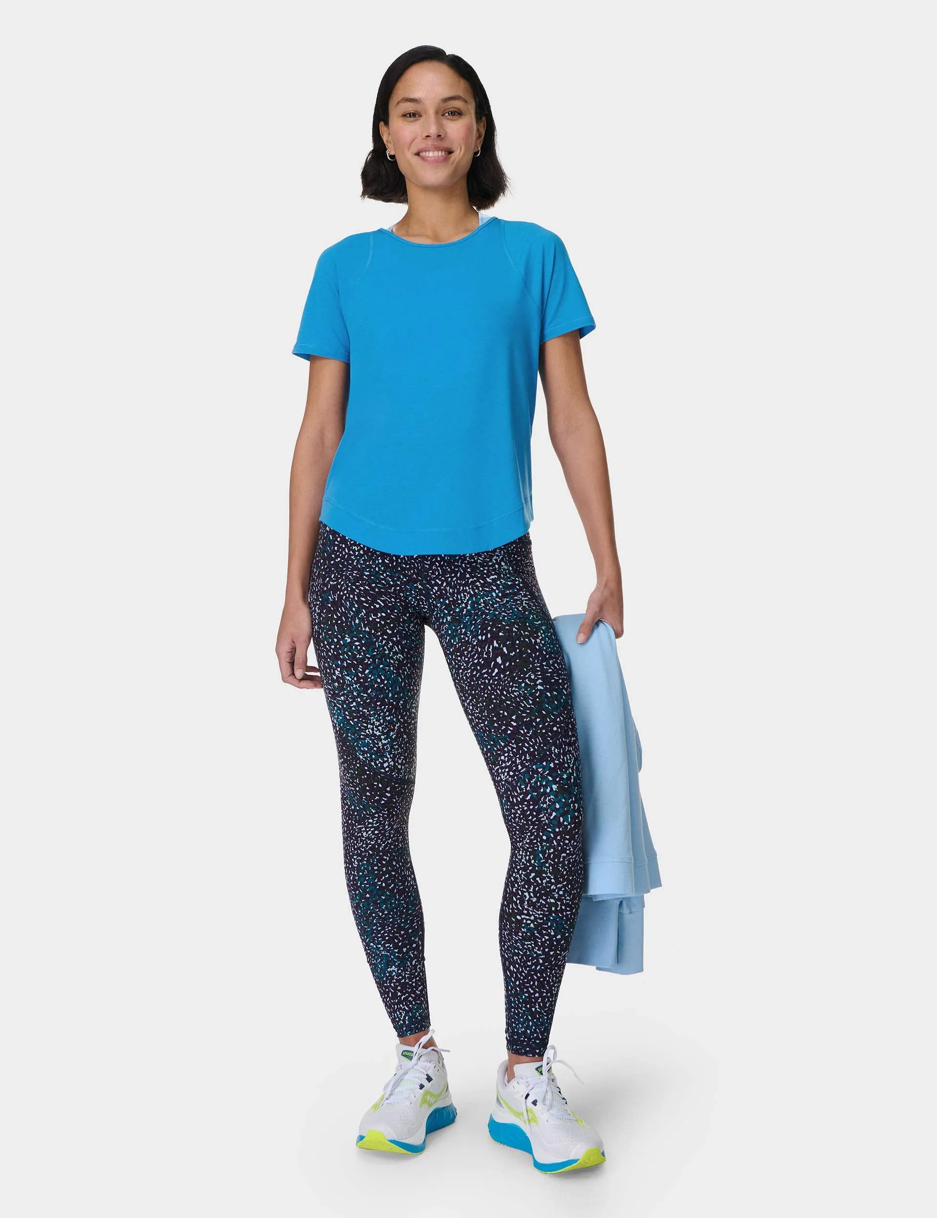 Breathe Easy Running T-Shirt - Tidal Blue