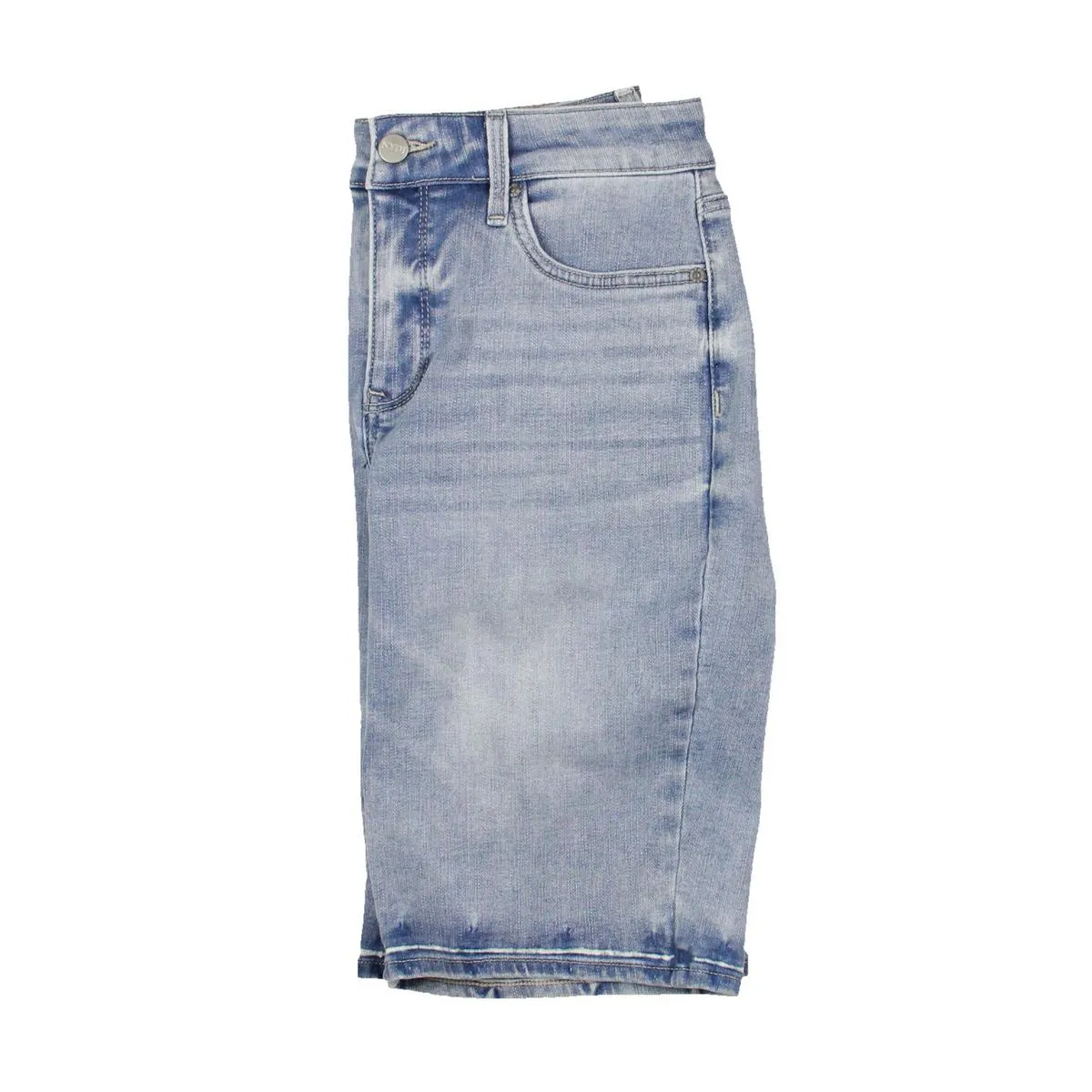 Briella Womens Mid-Rise Knee-Length Denim Shorts