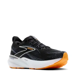 Brooks Men's Glycerin GTS 22 Sneaker in Black/Country Blue/Orange Pop
