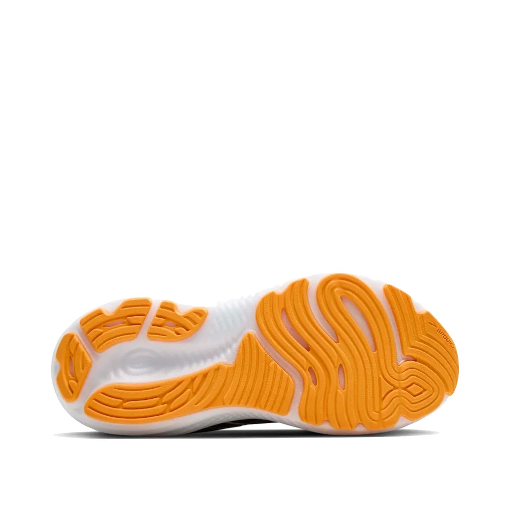 Brooks Men's Glycerin GTS 22 Sneaker in Black/Country Blue/Orange Pop
