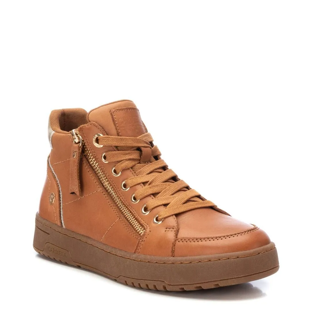 Carmela CollectionWWomen's Leather High Top Sneakers By XTI