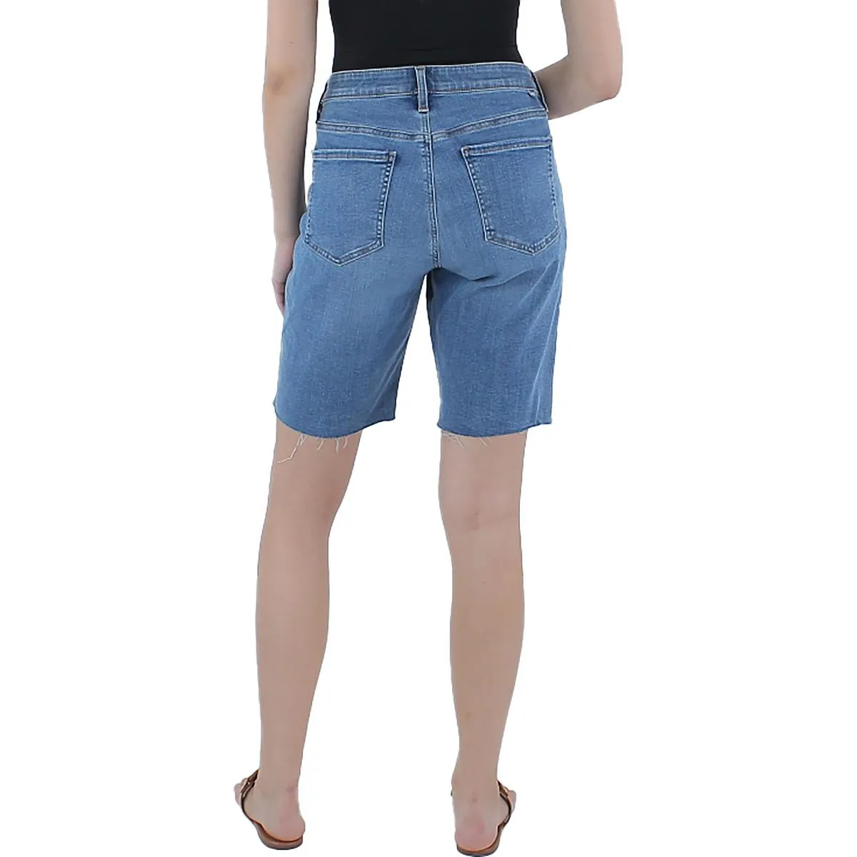 Cecilia Womens Mid-Rise 10" Inseam Bermuda Shorts