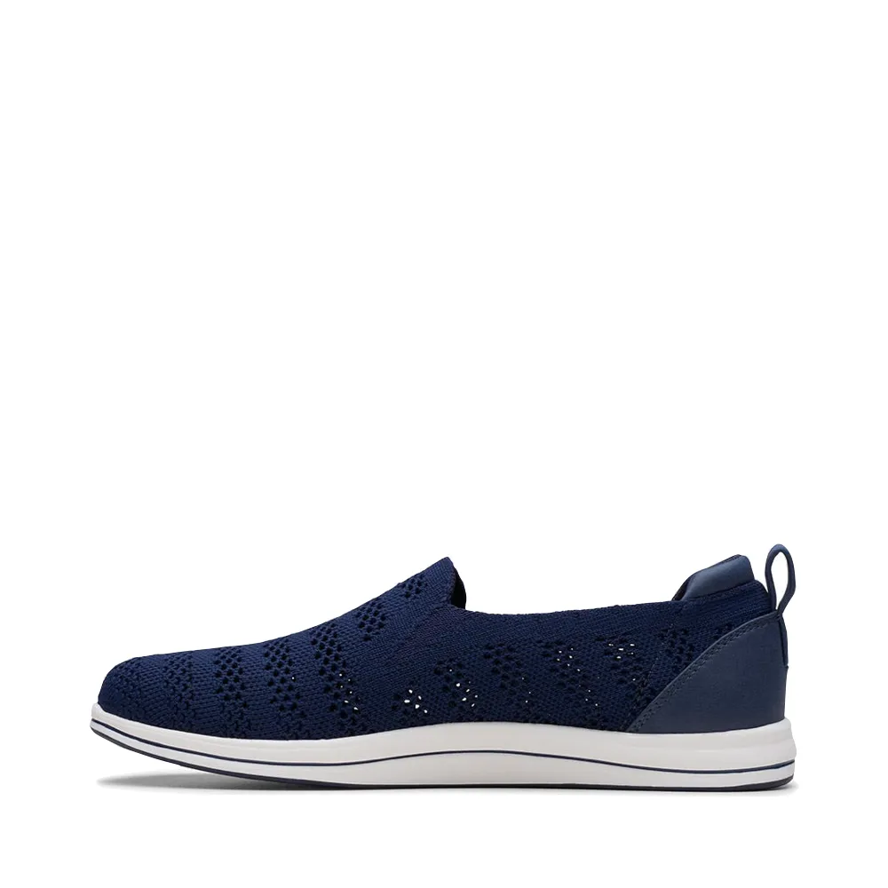 Clarks Women's Breezey Izzy Slip On in Navy