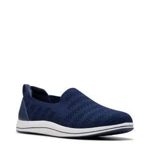 Clarks Women's Breezey Izzy Slip On in Navy
