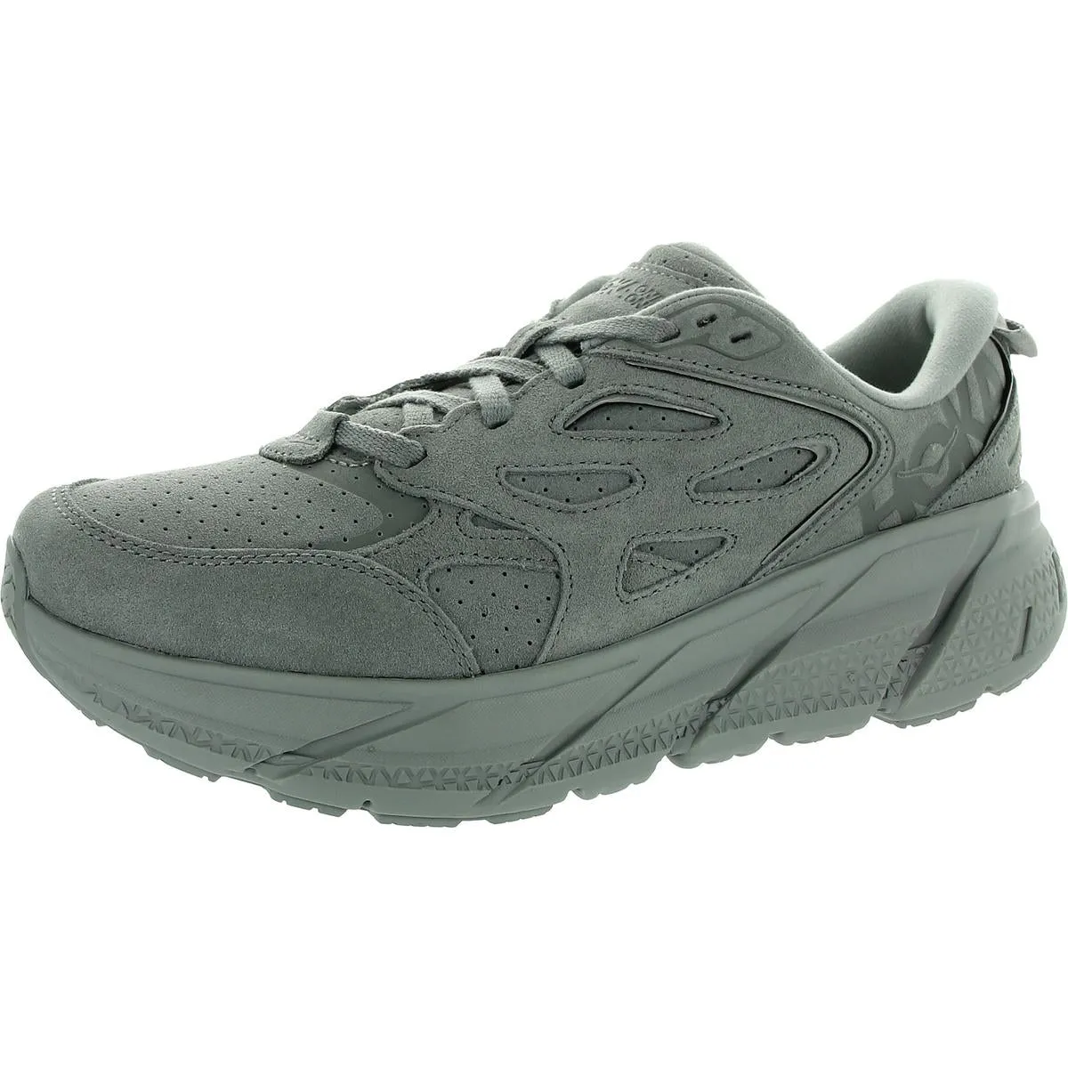 Clifton Mens Lace-Up Suede Running & Training Shoes