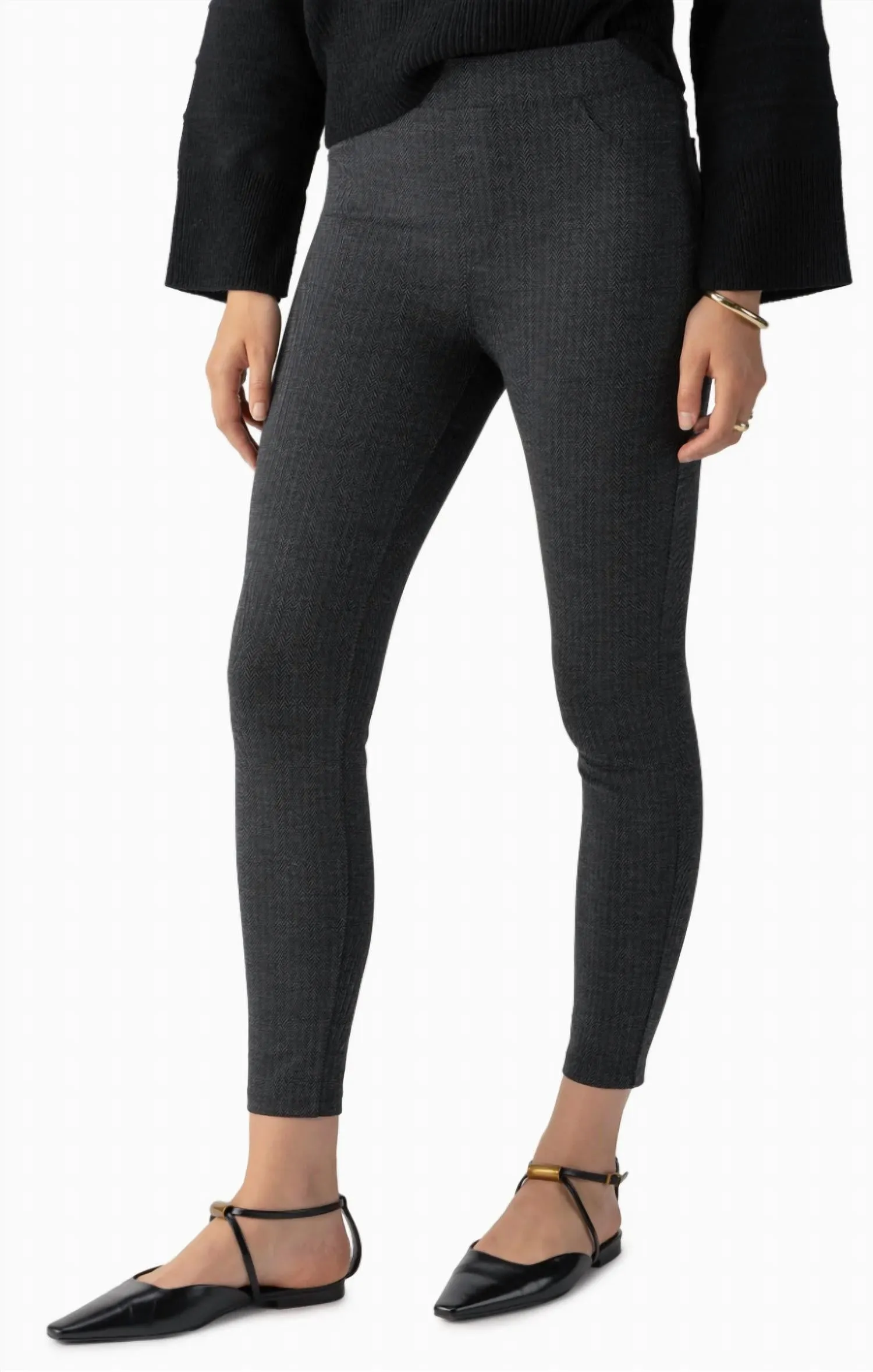 Clothing Runway Legging In Mini Herringbone