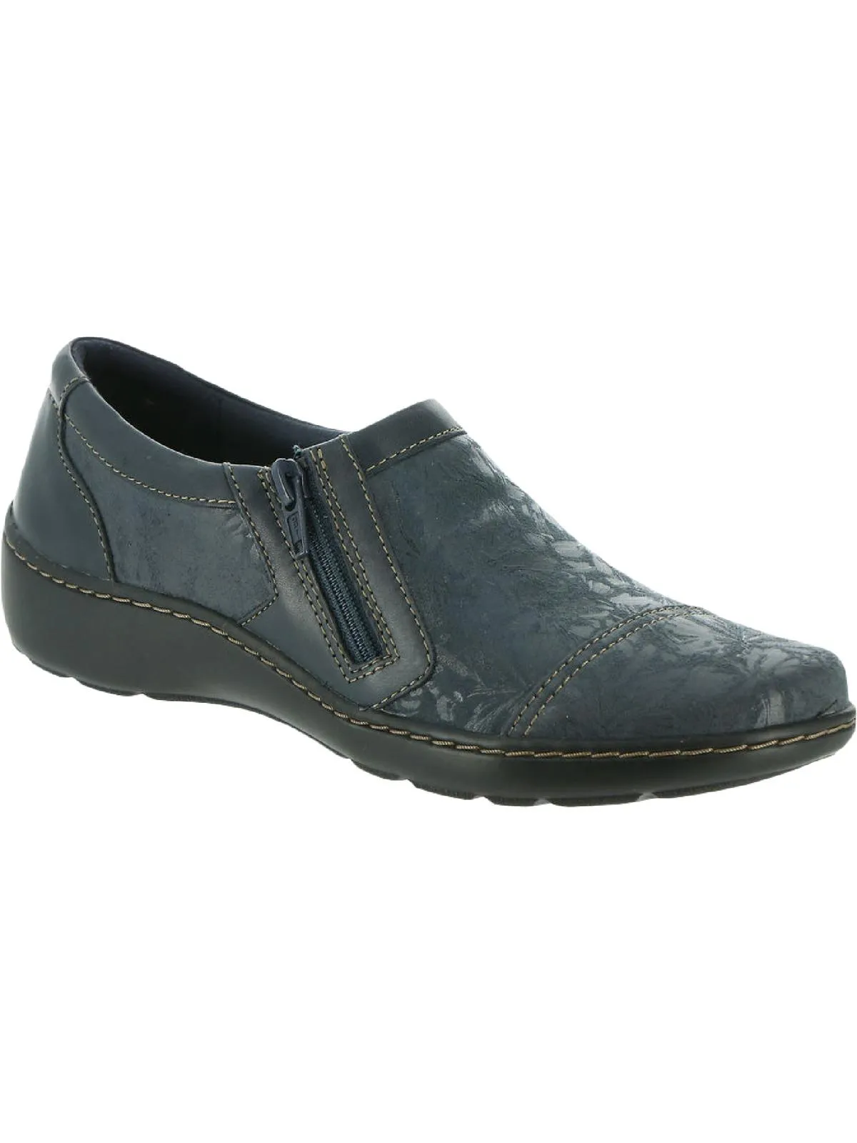 Cora Giny Womens Leather Slip On Casual Shoes