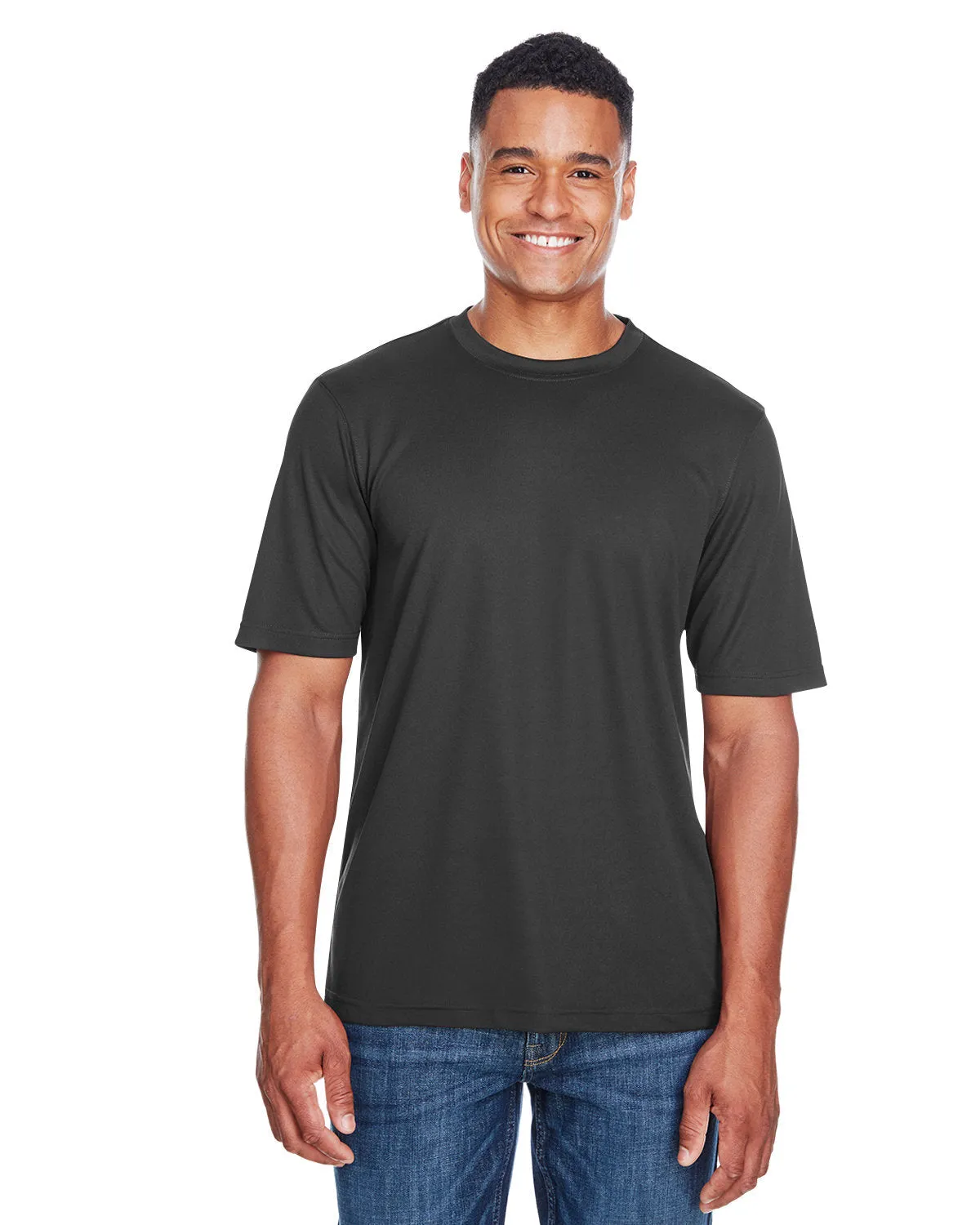 Core 365 88182 Men's Pace PerformancePiqu Crewneck