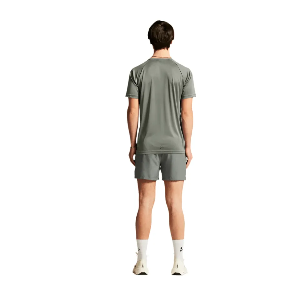 Craft Men's Core Unify Logo Tee in Leaf SS25