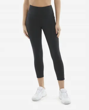 Cropped Legging In Black Salt