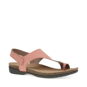 Dansko Women's Reece Thong Sandal in Rose Nubuck