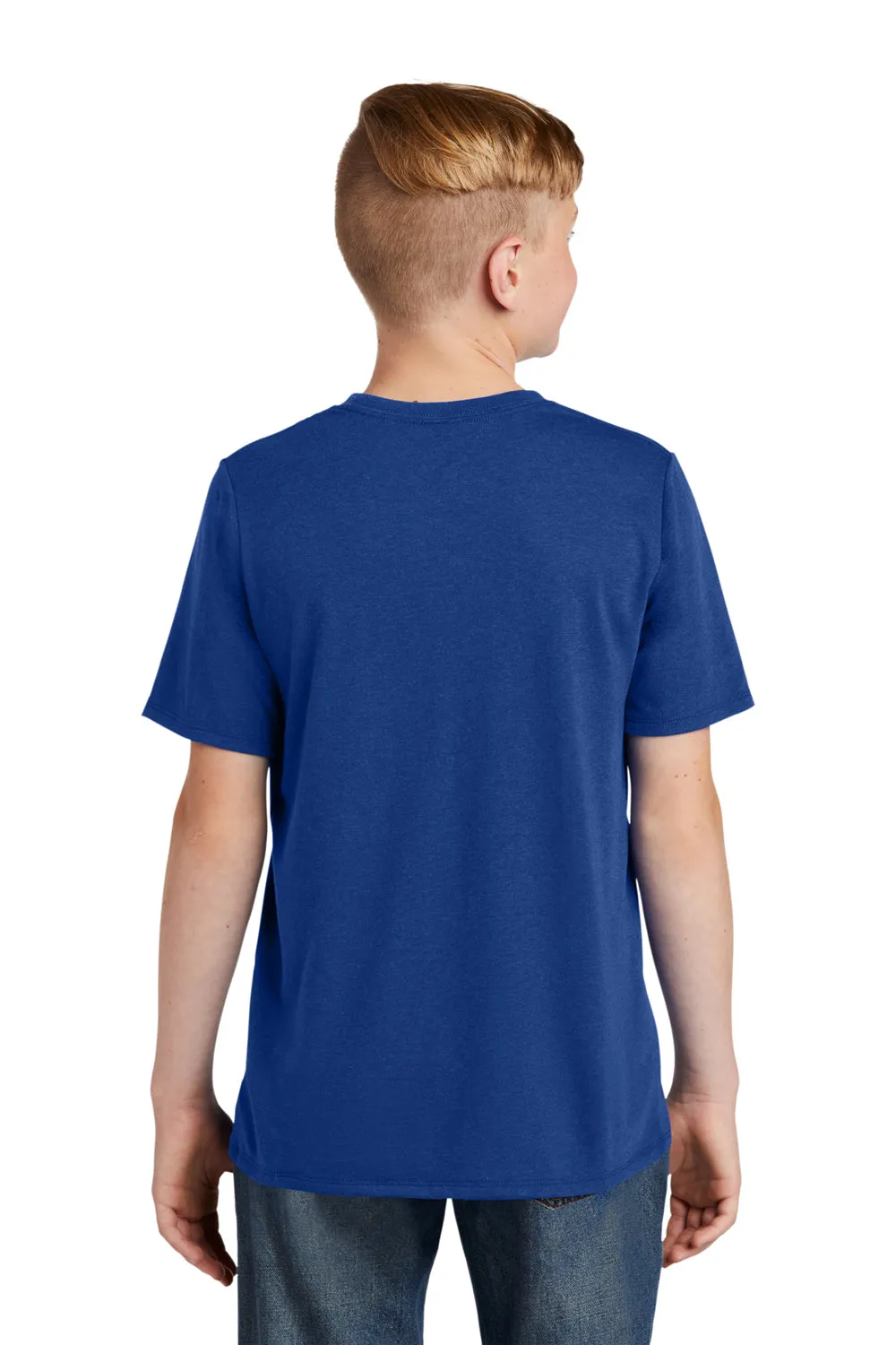District Youth Perfect Tri Short Sleeve Crewneck T-Shirt - Deep Royal Blue