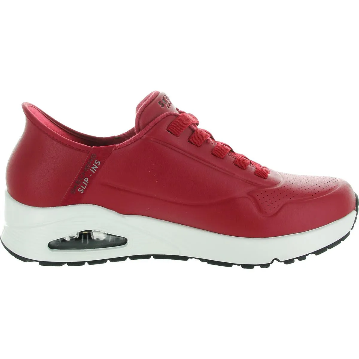 EASY-AIR Mens Cushioned Footbed Faux Leather Running & Training Shoes