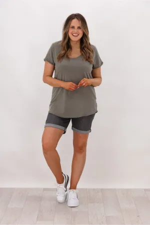 Elm Fundamental Vee Tee Khaki