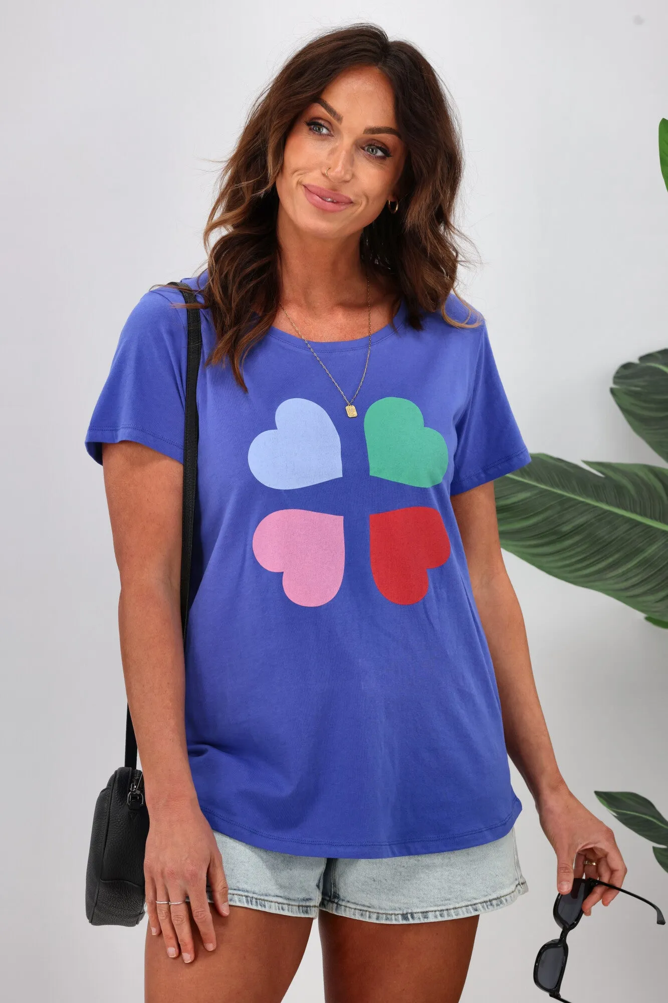 Elm Love Splash Tee Cobalt Blue