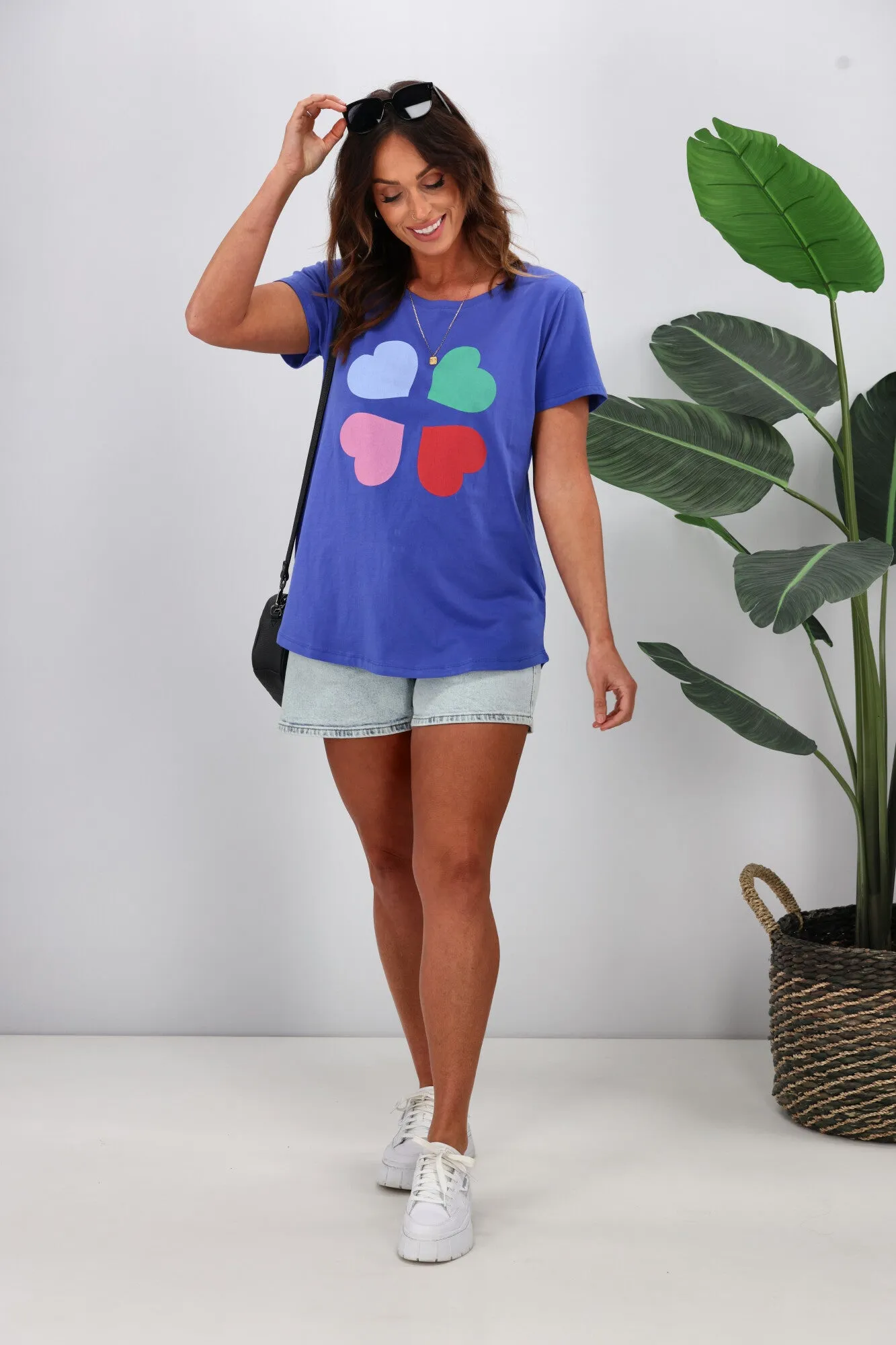 Elm Love Splash Tee Cobalt Blue