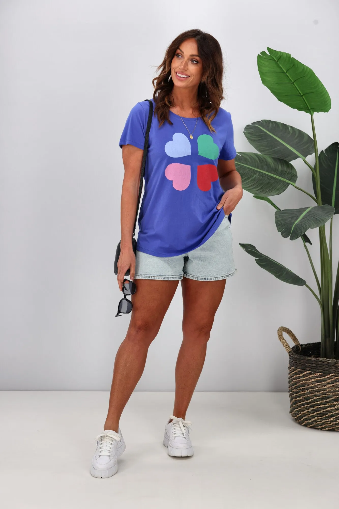 Elm Love Splash Tee Cobalt Blue