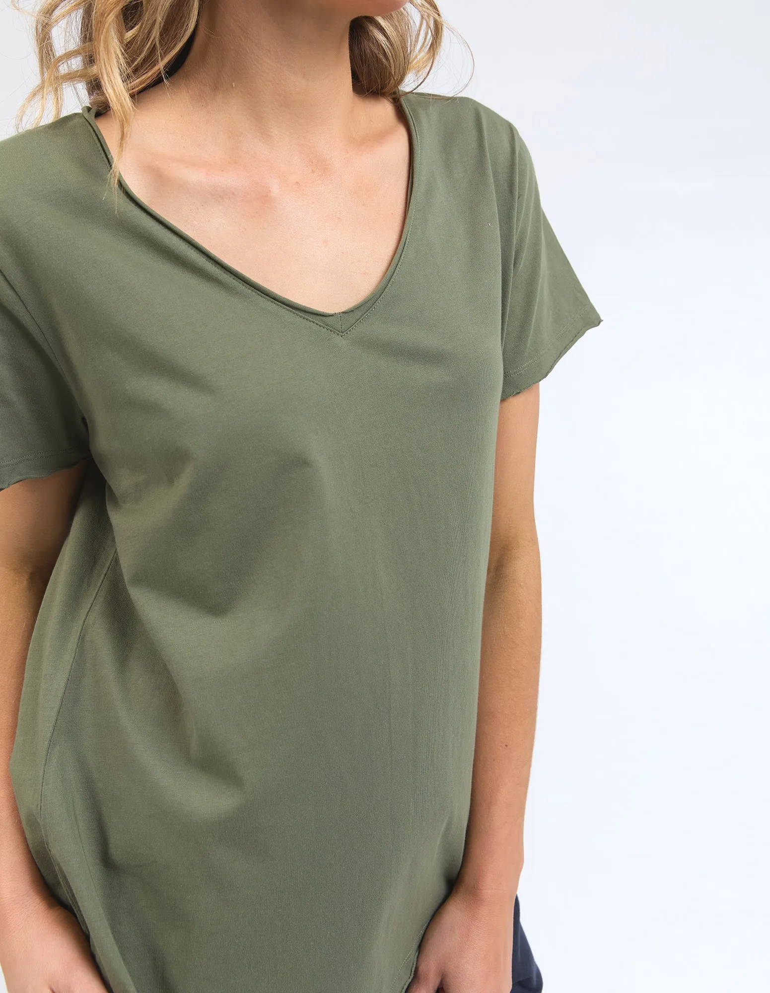 Elm Pima Vee Tee Khaki