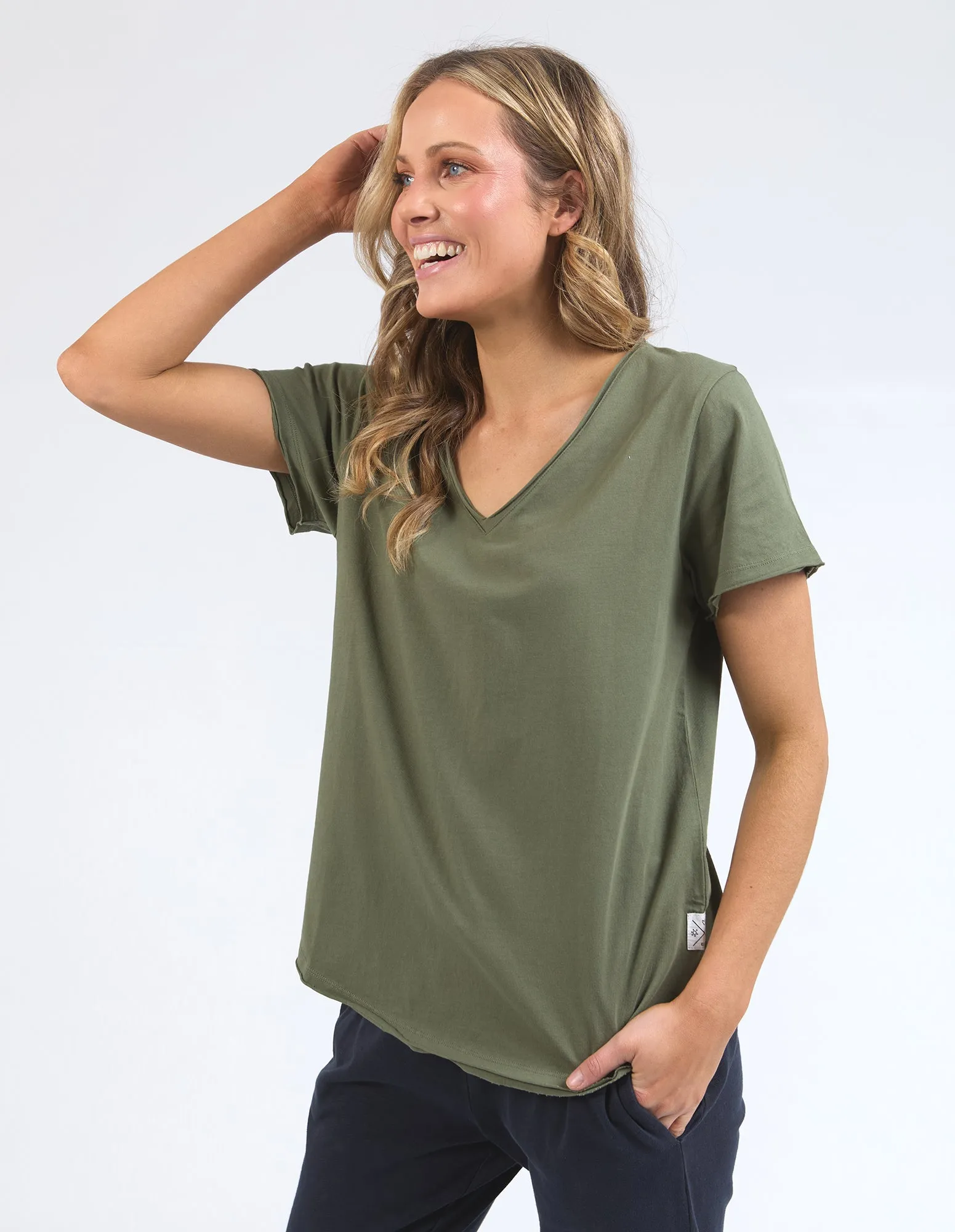 Elm Pima Vee Tee Khaki