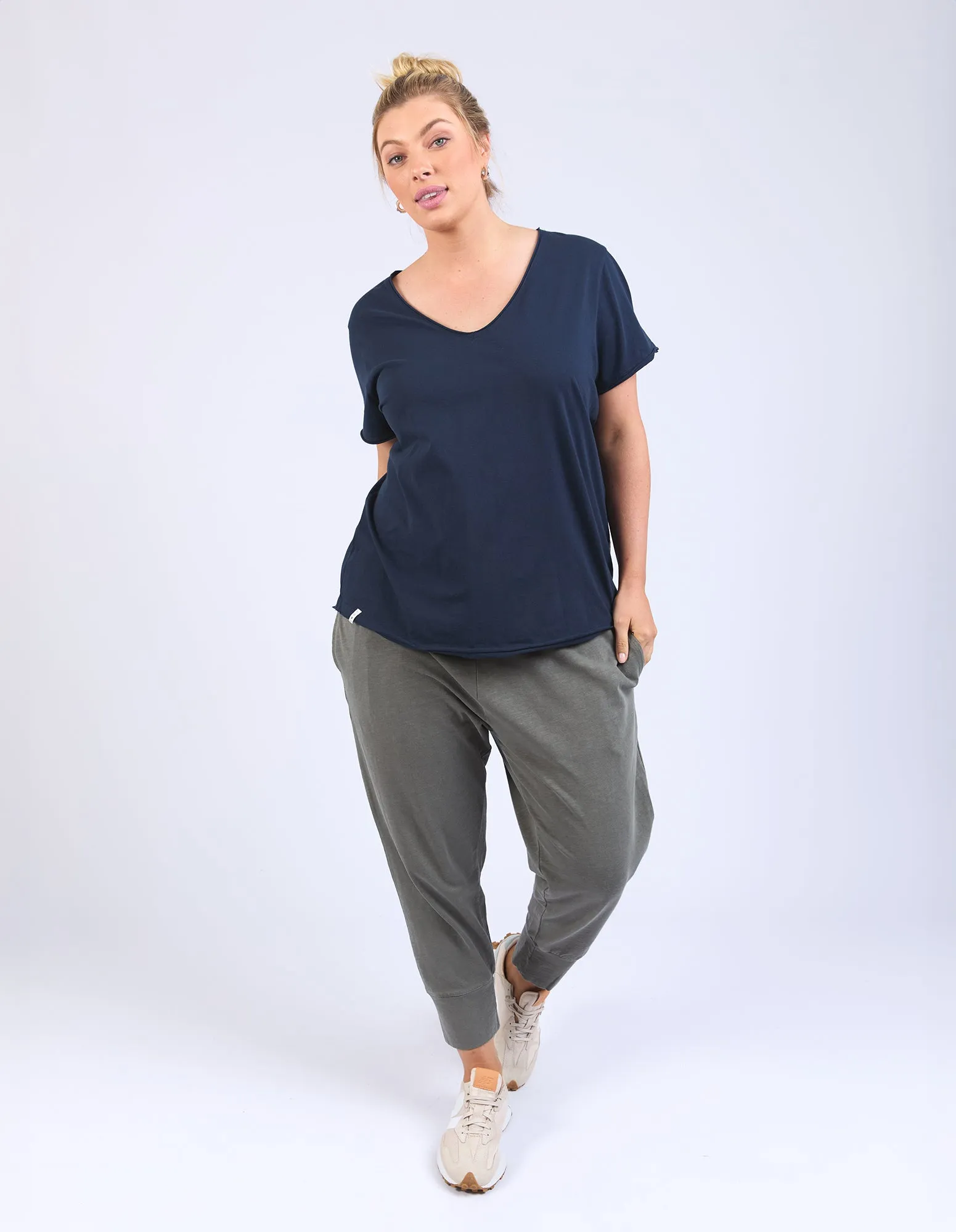 Elm Pima Vee Tee Navy