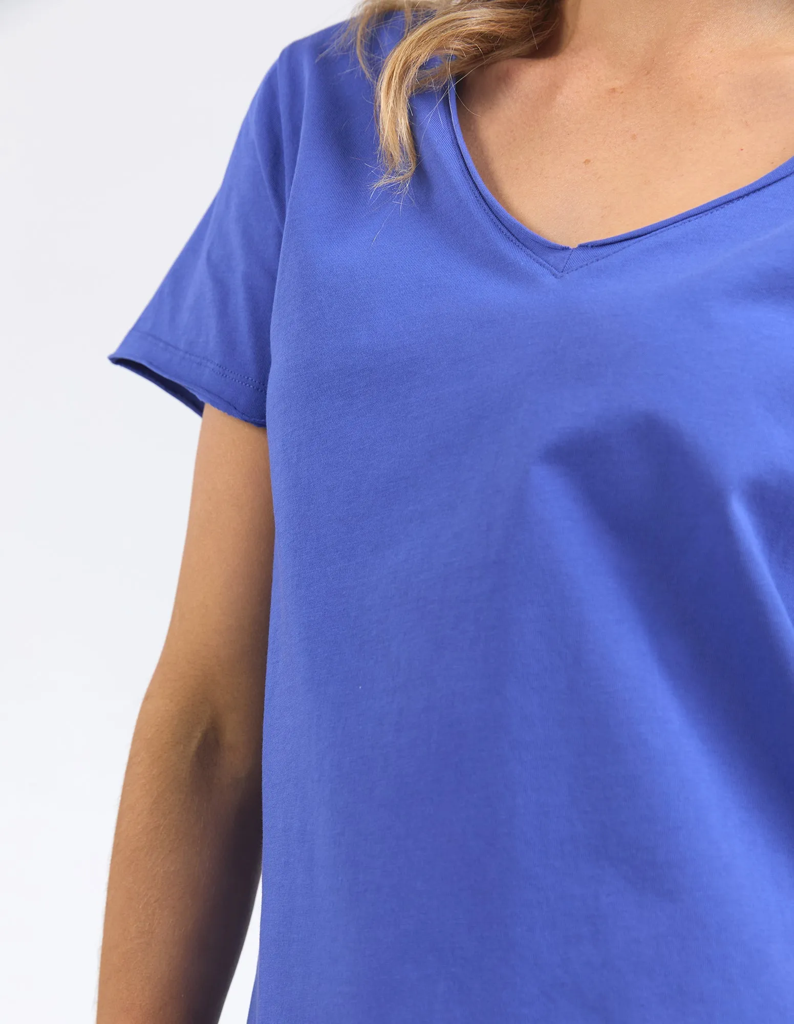 Elm Pima Vee Tee Royal Blue