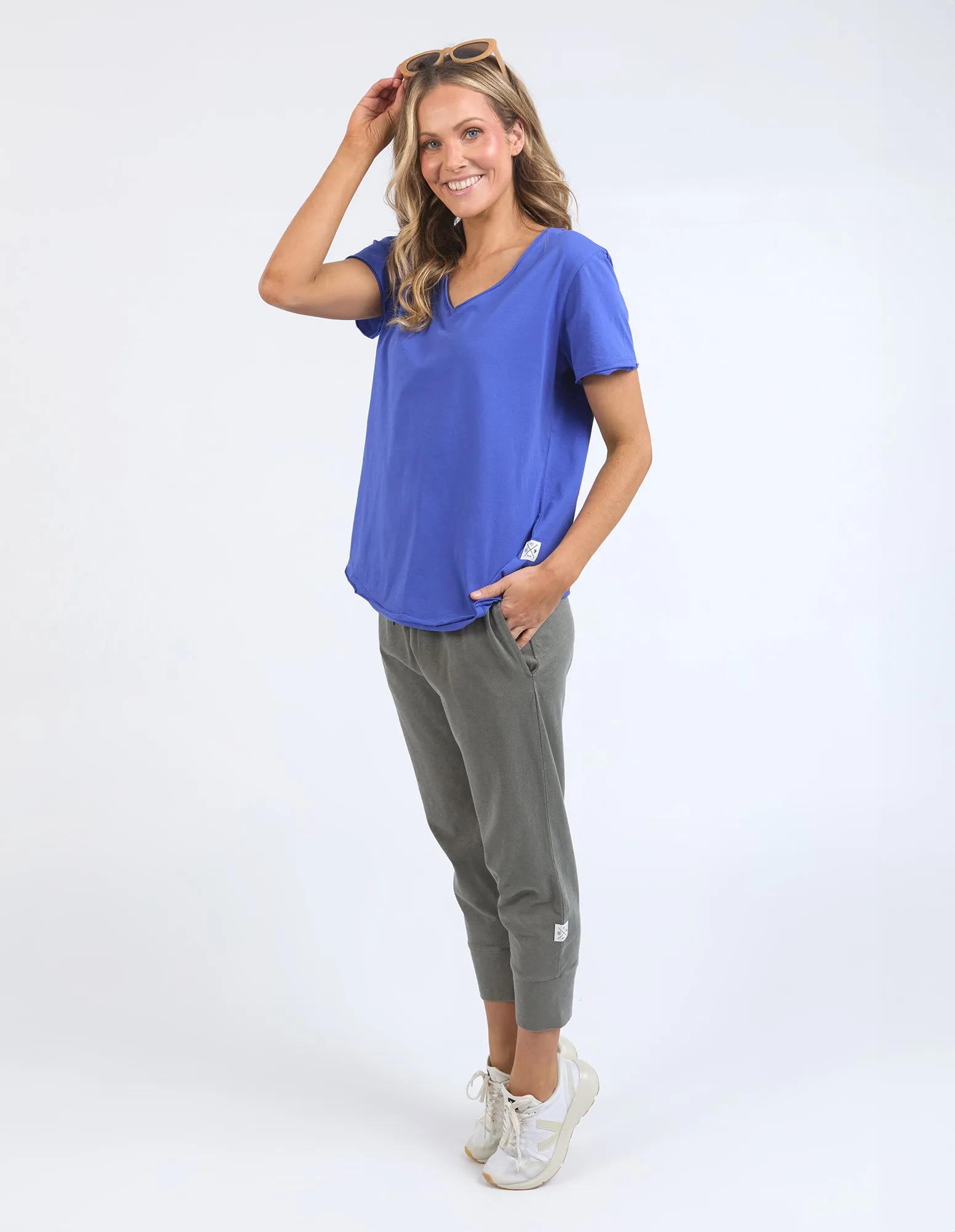Elm Pima Vee Tee Royal Blue
