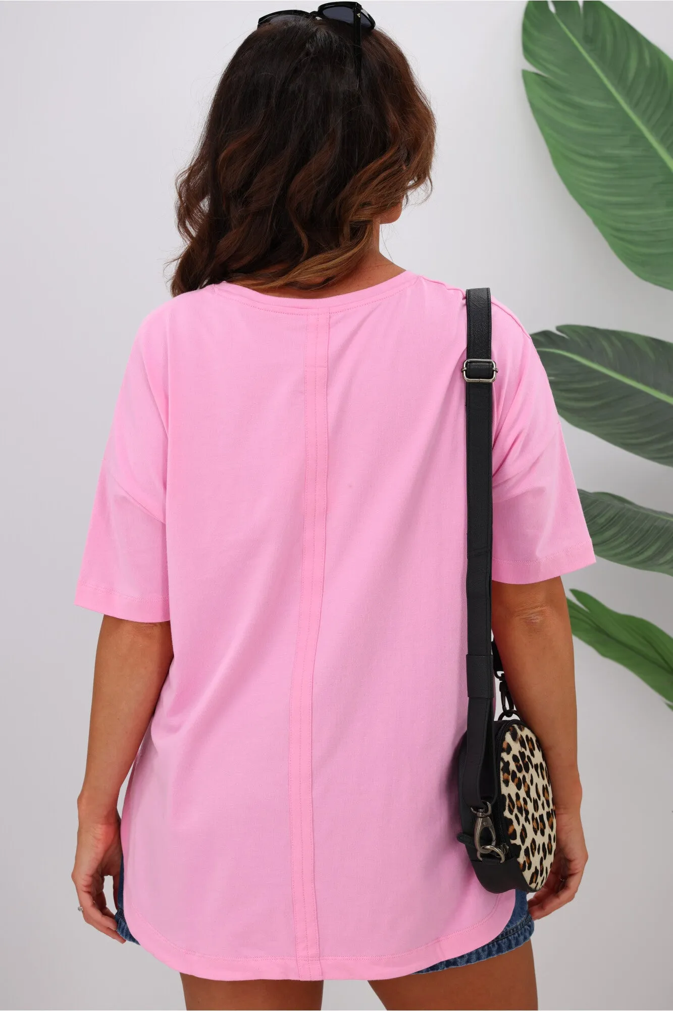 Elm Vertical Heart Carnival Tee Pink