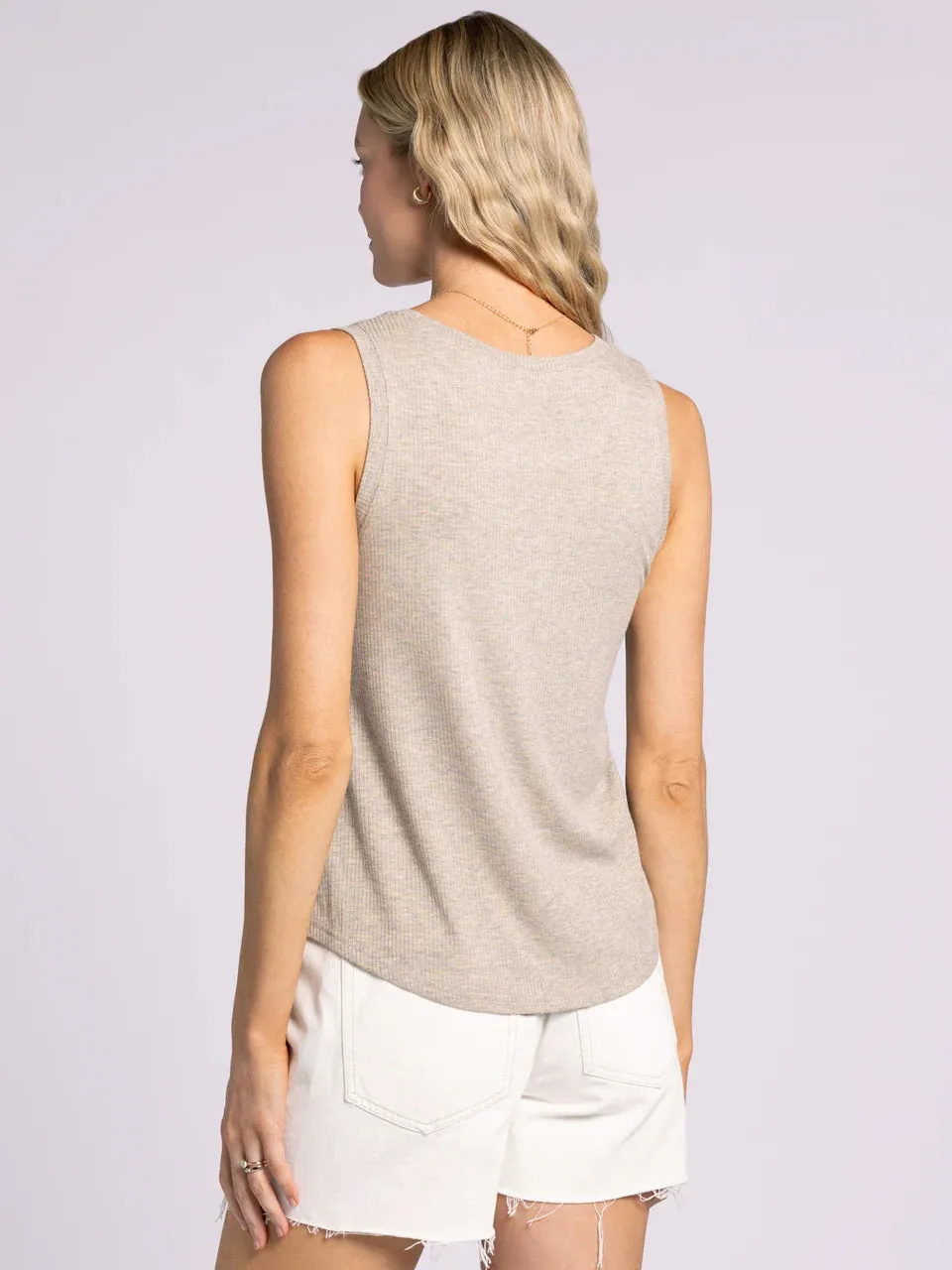 Euclid Tank - Camel Heather
