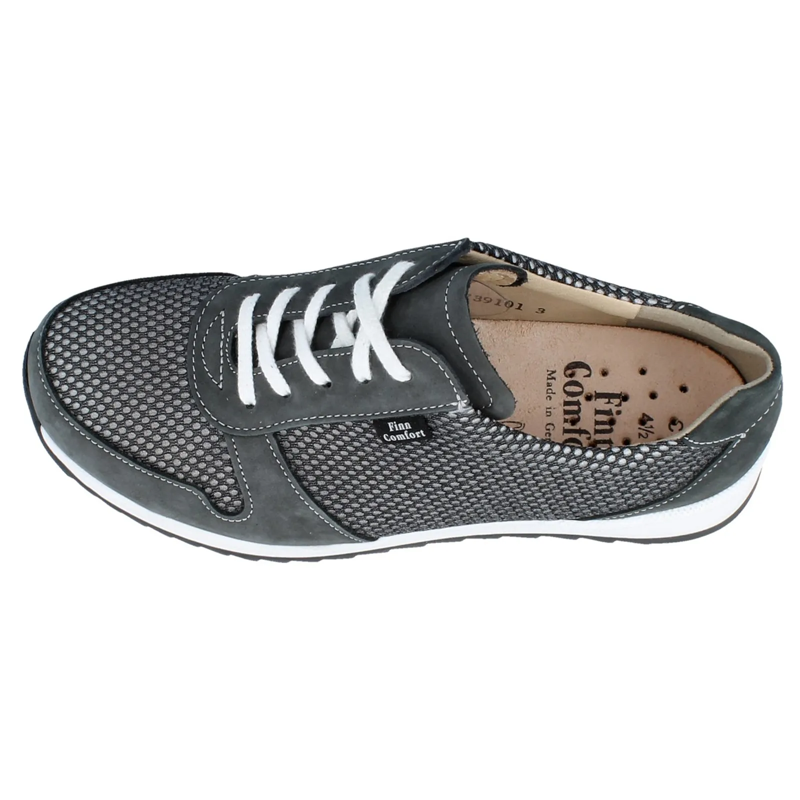 Finn Comfort Sidonia Nubuck Textile Women's Lace Up Shoes