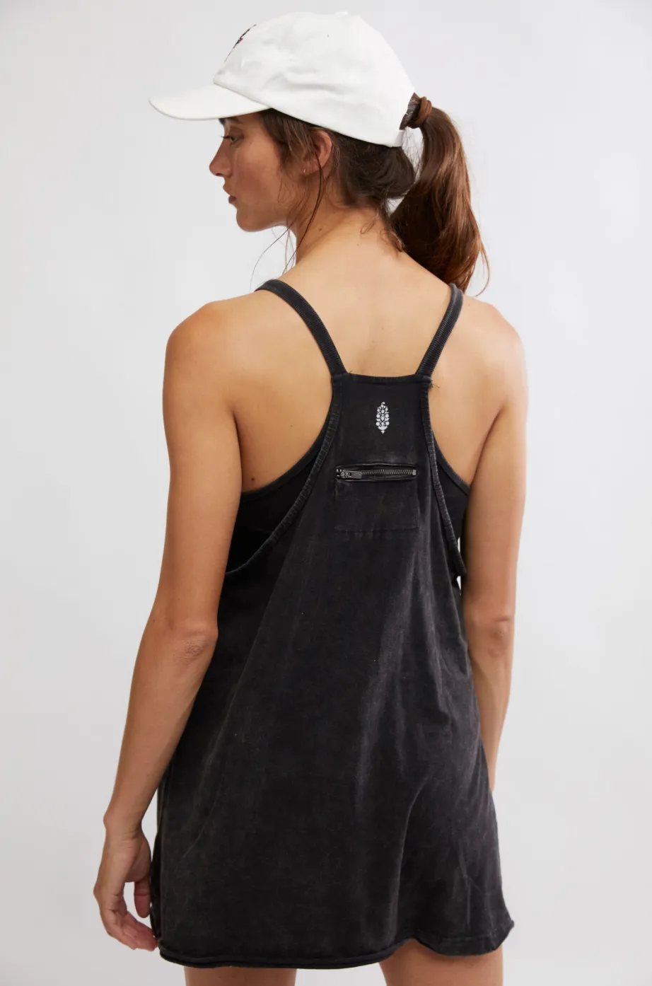 FREE PEOPLE Hot Shot Mini Dress - Black