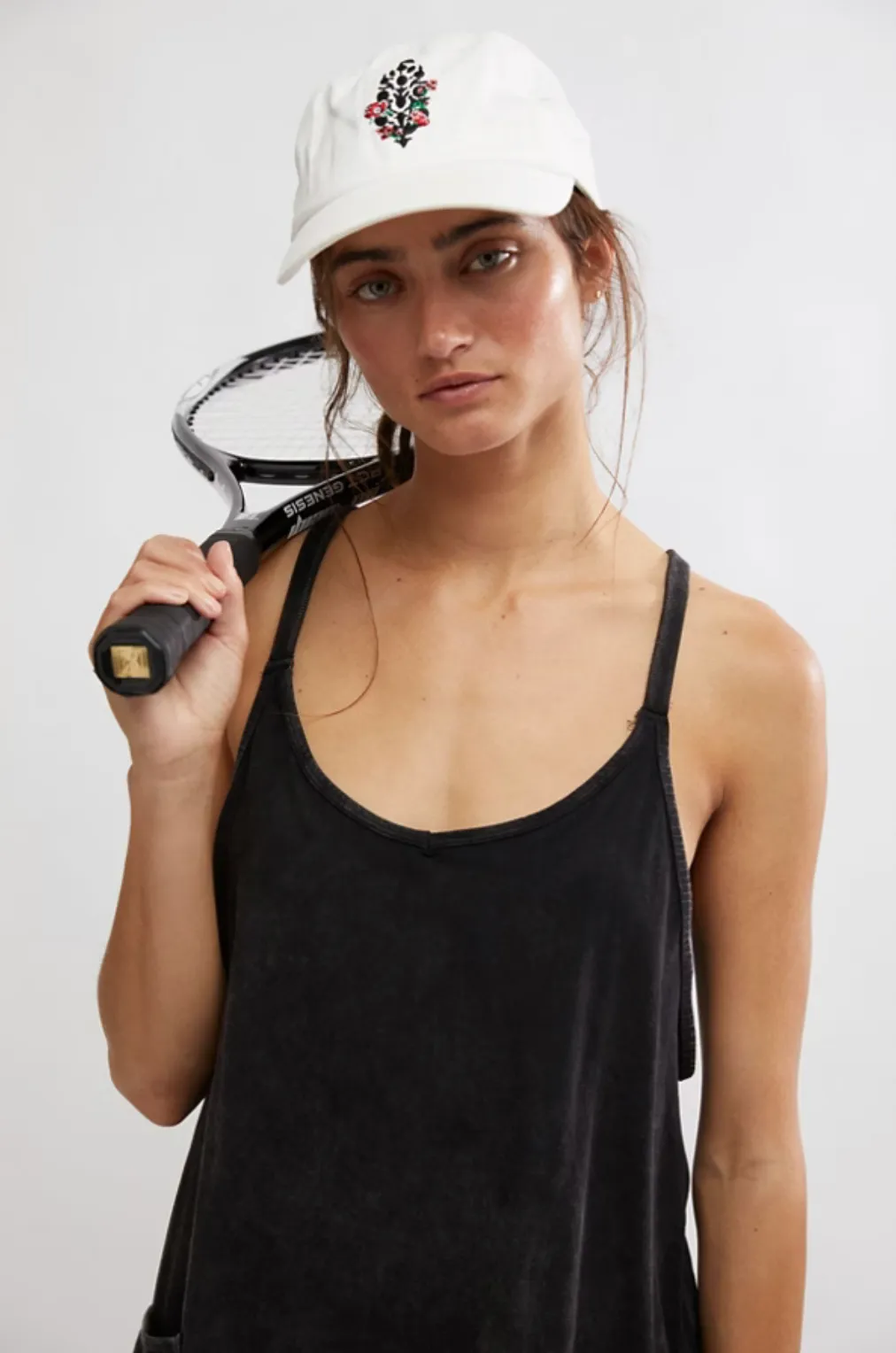 FREE PEOPLE Hot Shot Mini Dress - Black
