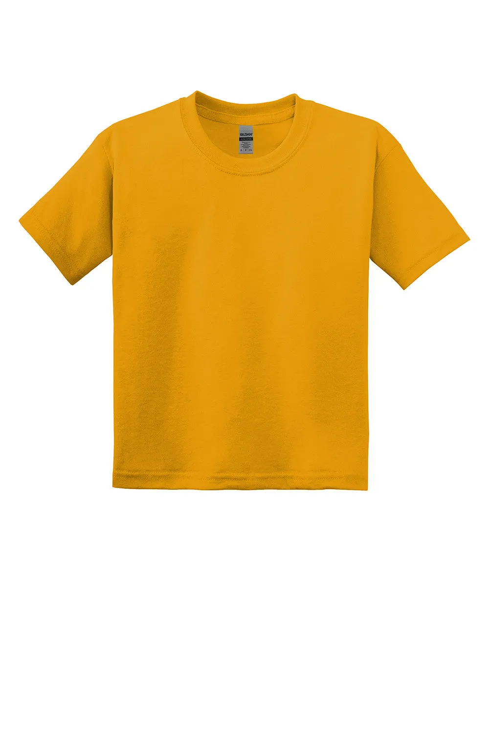 Gildan Youth DryBlend Moisture Wicking Short Sleeve Crewneck T-Shirt - Gold