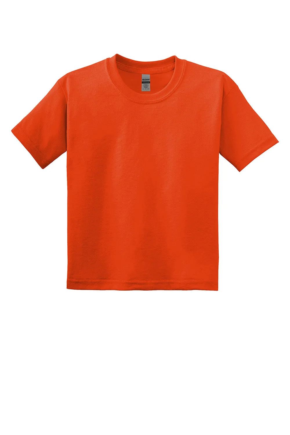 Gildan Youth DryBlend Moisture Wicking Short Sleeve Crewneck T-Shirt - Orange