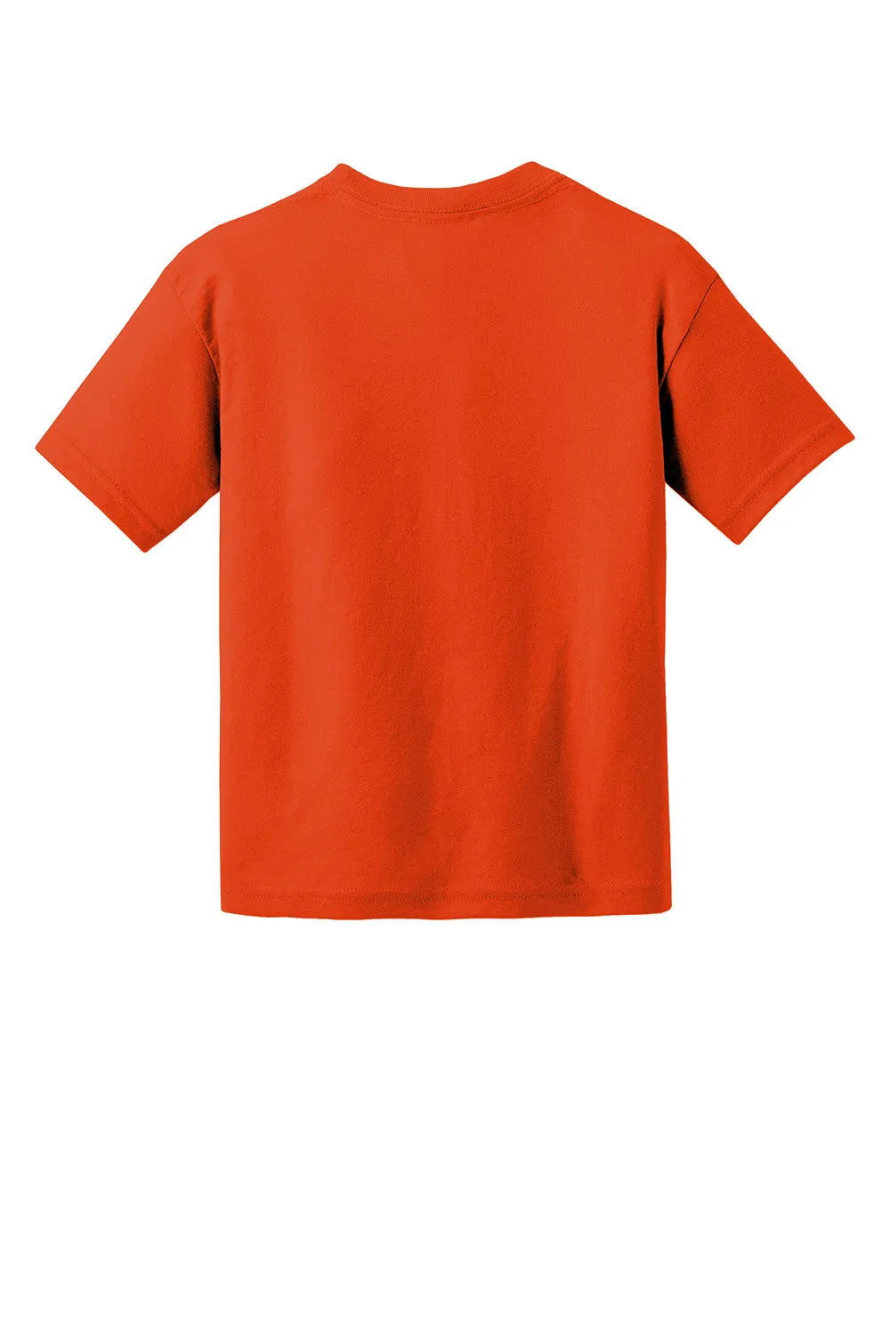 Gildan Youth DryBlend Moisture Wicking Short Sleeve Crewneck T-Shirt - Orange