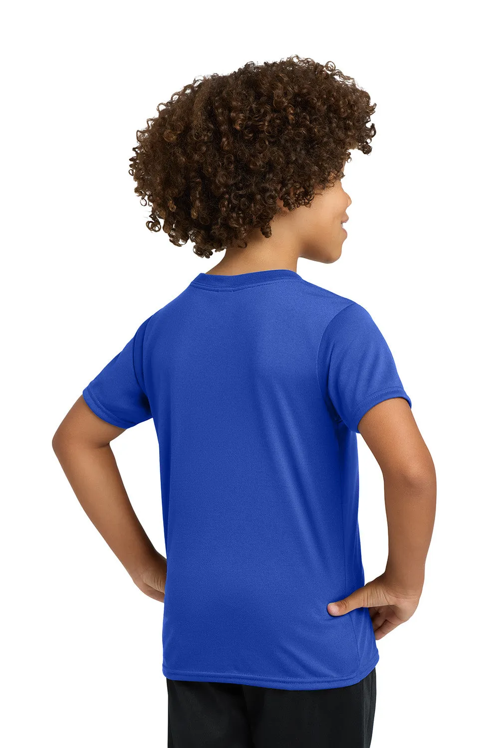 Gildan Youth Performance Jersey Moisture Wicking Short Sleeve Crewneck T-Shirt - Royal Blue