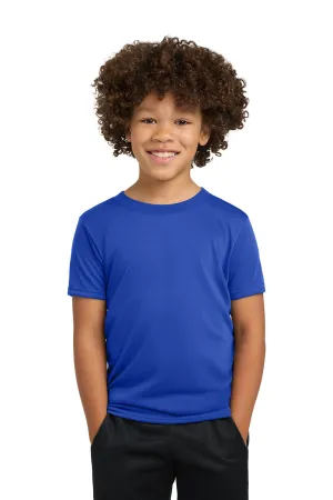 Gildan Youth Performance Jersey Moisture Wicking Short Sleeve Crewneck T-Shirt - Royal Blue
